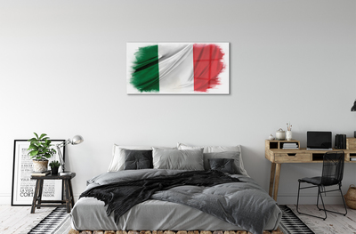 Acrylglasbilder Flagge von italien