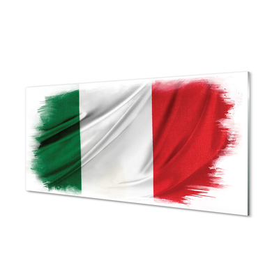 Acrylglasbilder Flagge von italien