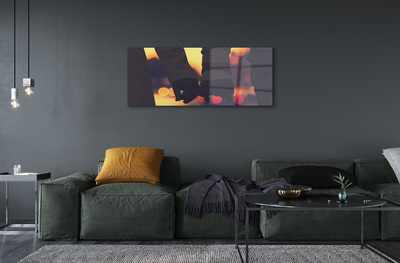 Acrylglasbilder Leute, die hände lichter