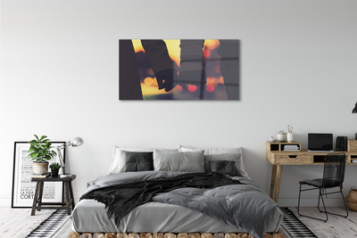 Acrylglasbilder Leute, die hände lichter