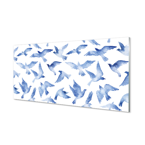 Acrylglasbilder Gemalte vögel