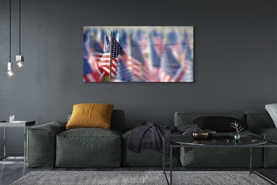 Acrylglasbilder United states flag