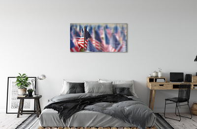 Acrylglasbilder United states flag