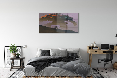 Acrylglasbilder Man schreckliche charakterköpfe