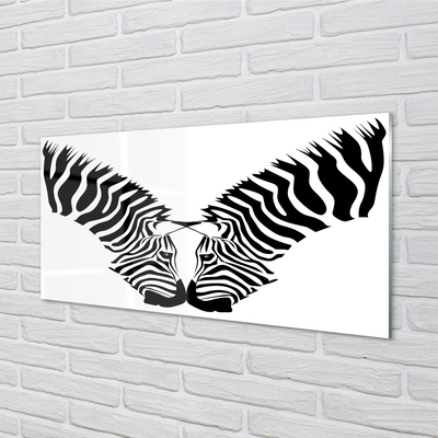 Acrylglasbilder Zebraspiegel