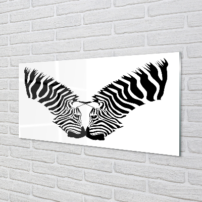 Acrylglasbilder Zebraspiegel