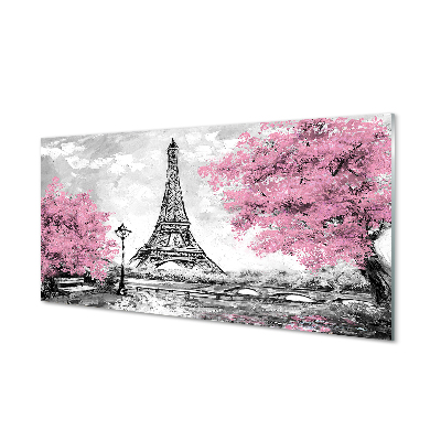 Acrylglasbilder Paris frühling baum