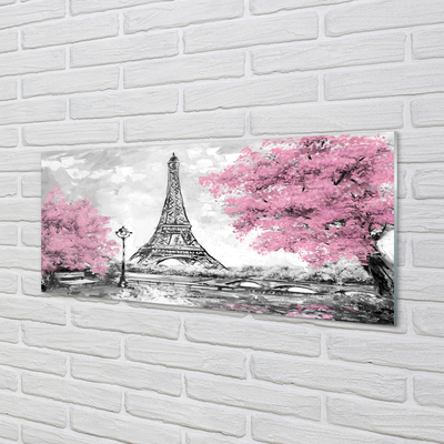 Acrylglasbilder Paris frühling baum