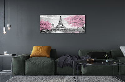 Acrylglasbilder Paris frühling baum