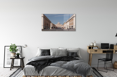 Acrylglasbilder Rom gebäude straßen kathedrale
