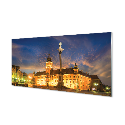 Acrylglasbilder Warschau altstadt sonnenuntergang