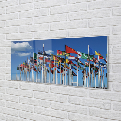 Acrylglasbilder Verschiedene flags