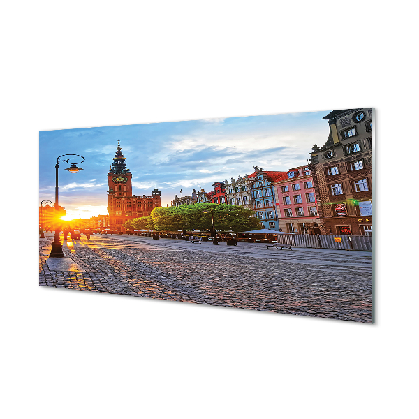 Acrylglasbilder Danzig altstadt sonnenaufgang