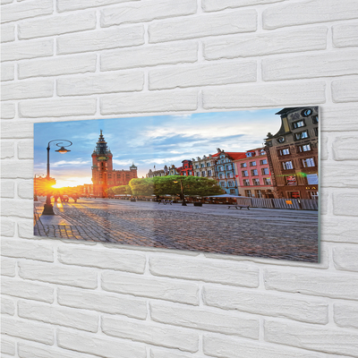 Acrylglasbilder Danzig altstadt sonnenaufgang