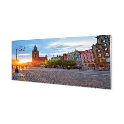 Acrylglasbilder Danzig altstadt sonnenaufgang