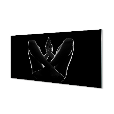 Acrylglasbilder Die beine und hände