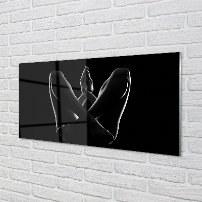 Acrylglasbilder Die beine und hände