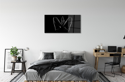 Acrylglasbilder Die beine und hände