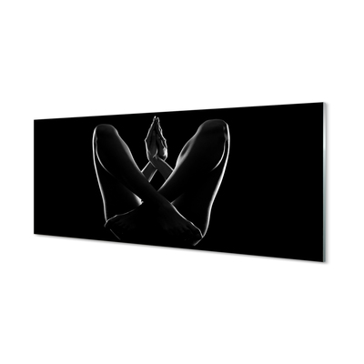 Acrylglasbilder Die beine und hände