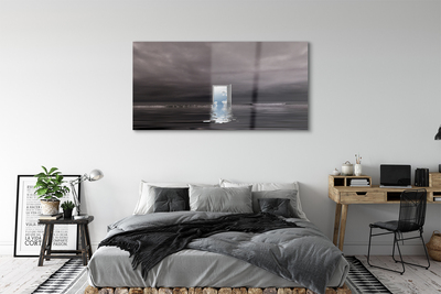 Acrylglasbilder Tür himmel meer