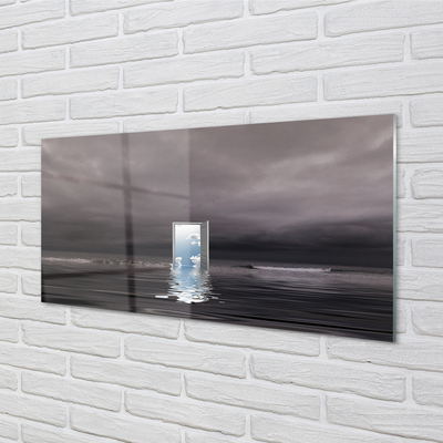 Acrylglasbilder Tür himmel meer