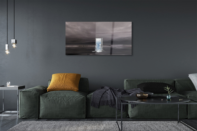 Acrylglasbilder Tür himmel meer
