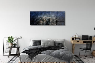 Acrylglasbilder Blaues licht hände