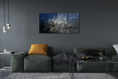 Acrylglasbilder Blaues licht hände