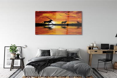 Acrylglasbilder West lake vögel