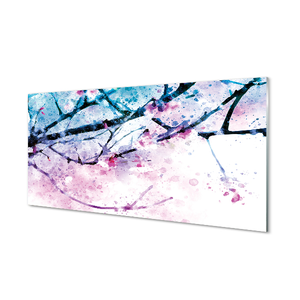 Acrylglasbilder Baum himmel-sticks