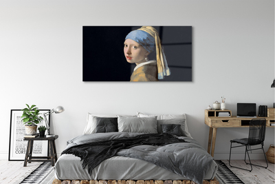 Acrylglasbilder Kunst-mädchen mit dem perlenohrring