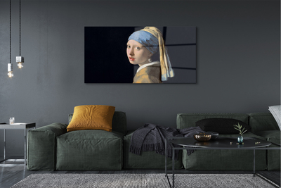 Acrylglasbilder Kunst-mädchen mit dem perlenohrring