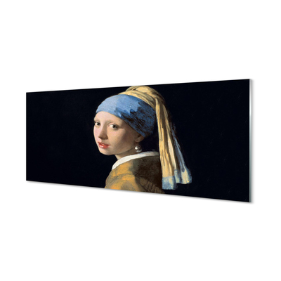 Acrylglasbilder Kunst-mädchen mit dem perlenohrring