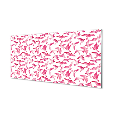 Acrylglasbilder Rosa vögel