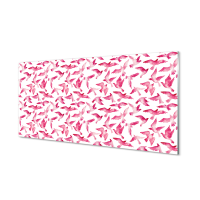 Acrylglasbilder Rosa vögel