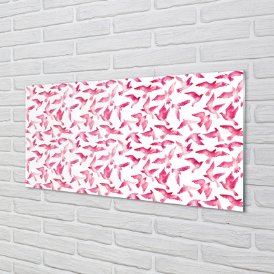 Acrylglasbilder Rosa vögel