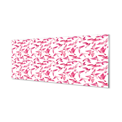 Acrylglasbilder Rosa vögel