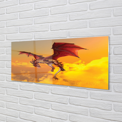 Acrylglasbilder Wolken himmel drachen