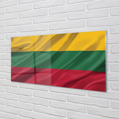 Acrylglasbilder Flagge von litauen