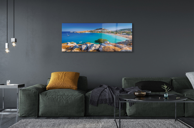 Acrylglasbilder Panorama der strand küste von griechenland