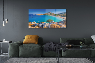 Acrylglasbilder Panorama der strand küste von griechenland