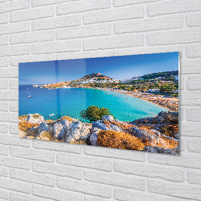 Acrylglasbilder Panorama der strand küste von griechenland