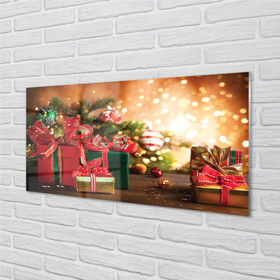 Acrylglasbilder Weihnachtsschmuck geschenk lichter