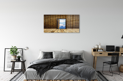 Acrylglasbilder Türen himmel 3d