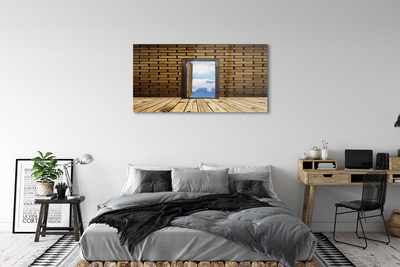 Acrylglasbilder Türen himmel 3d