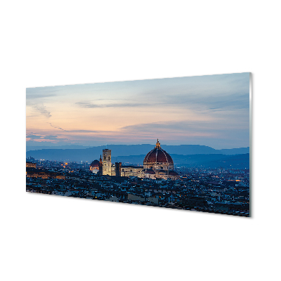 Acrylglasbilder Italien kathedrale panorama nacht