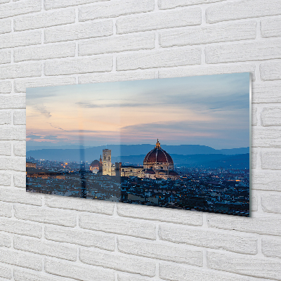 Acrylglasbilder Italien kathedrale panorama nacht