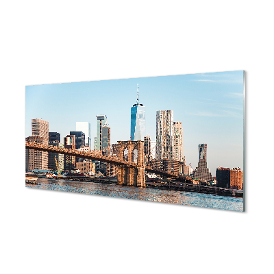 Acrylglasbilder Panorama-river-brücke
