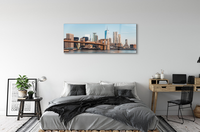Acrylglasbilder Panorama-river-brücke
