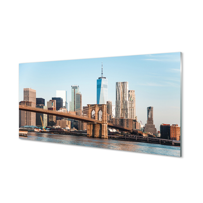 Acrylglasbilder Panorama-river-brücke